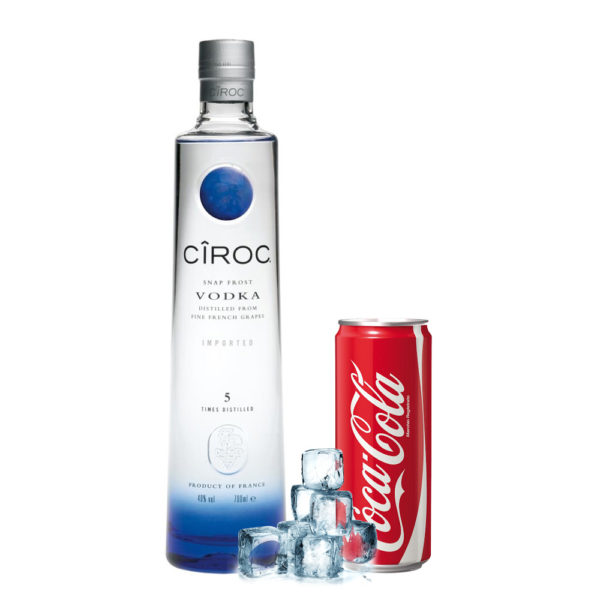 Vodka Ciroc e Coca Cola